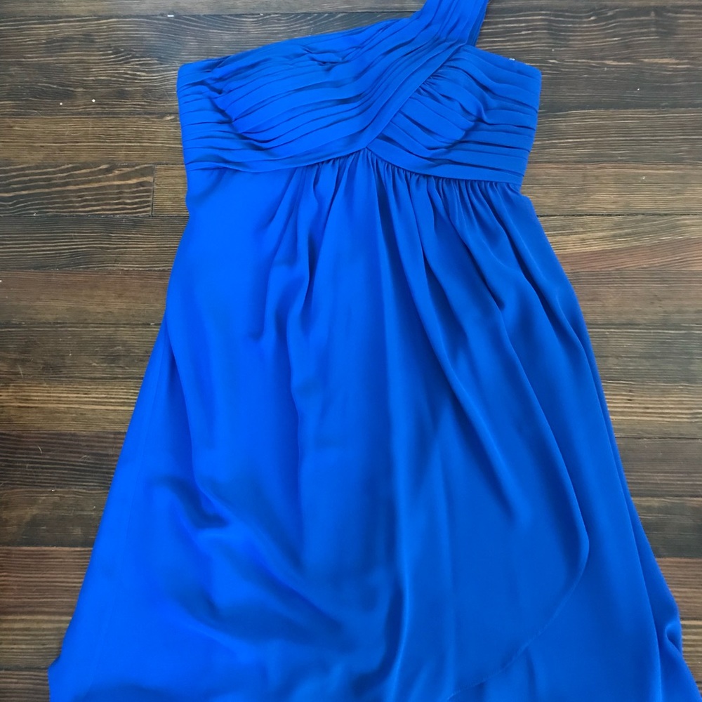 One shoulder bridesmaid dress